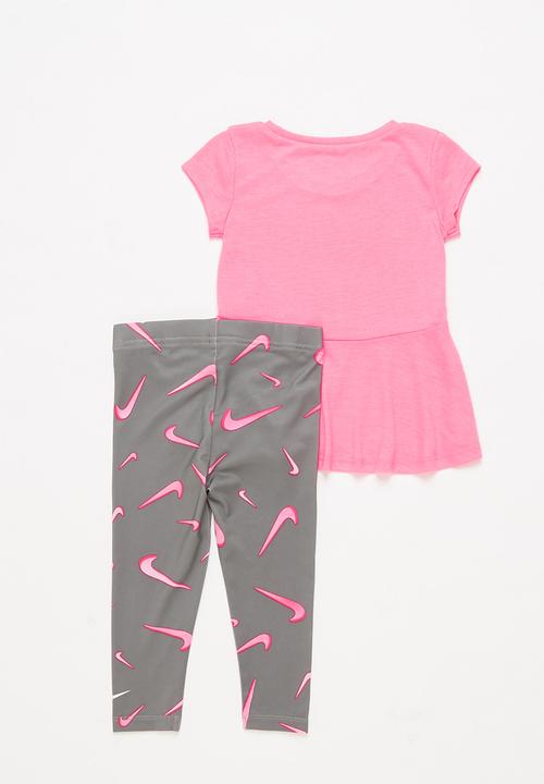 Nike - Nkg 3d swoosh tunic set - smoke grey