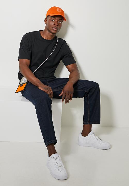 Superbalist - 2-pack aaron organic relaxed fit crew tee - black