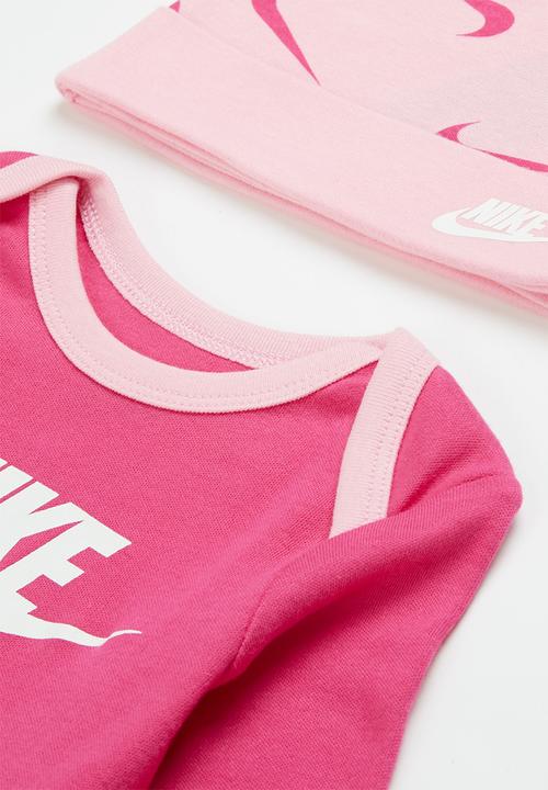 Nike - Nkn nike footed pant 3 pc set - pink