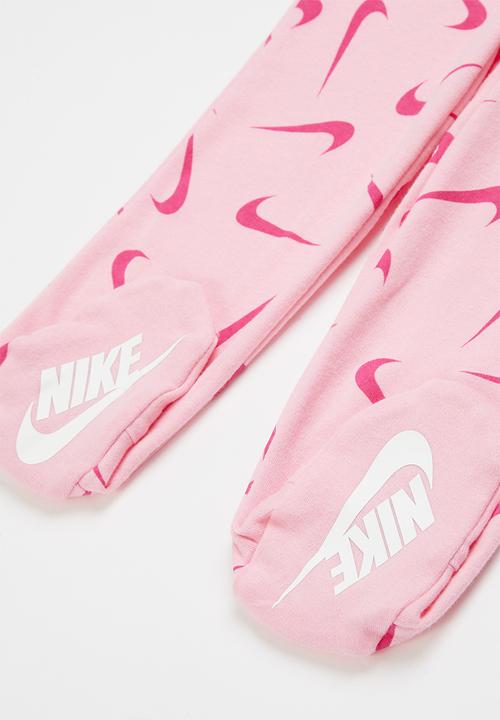 Nike - Nkn nike footed pant 3 pc set - pink