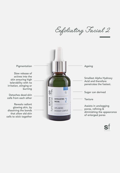 SKIN functional - 30% Amino Hydroxy Complex - Exfoliating Facial 2