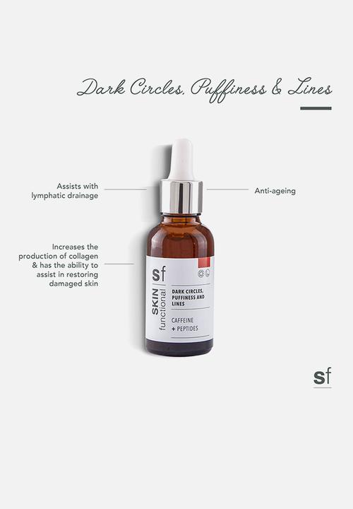 SKIN functional - Caffeine + Peptides - Dark Circles, Puffiness and Lines