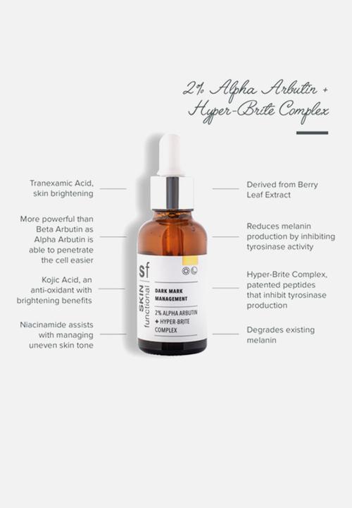 SKIN functional - 2% Alpha Arbutin + HyperBrite Complex - Dark Mark Management 