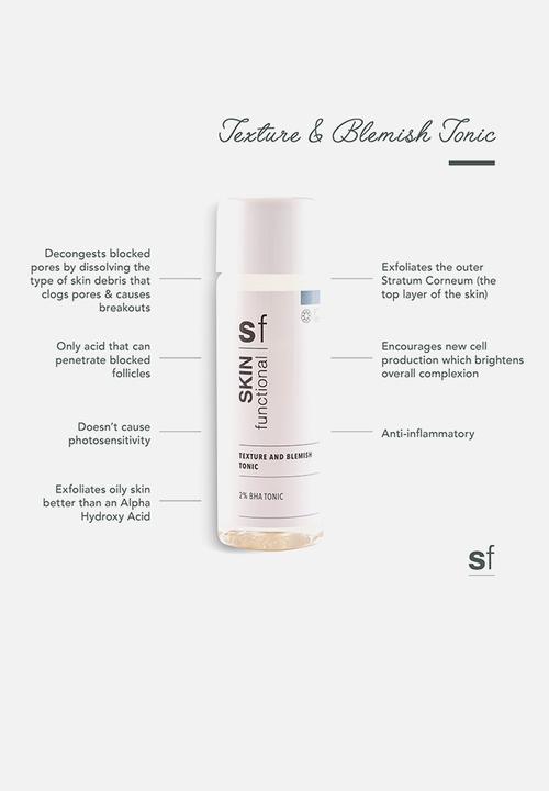 SKIN functional - 2% BHA - Texture and Blemish Tonic