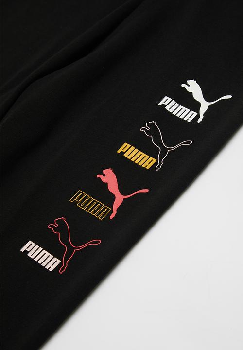 PUMA - Classics graphics leggings g - puma black-aop