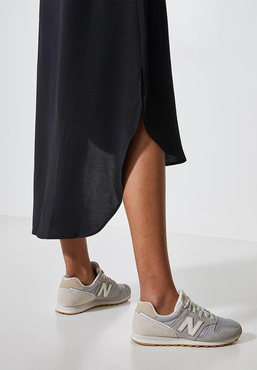 Superbalist - Mandarin collar shirt dress - black