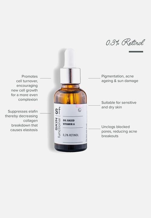 SKIN functional - 0.3% Retinol - Oil Based Vitamin A