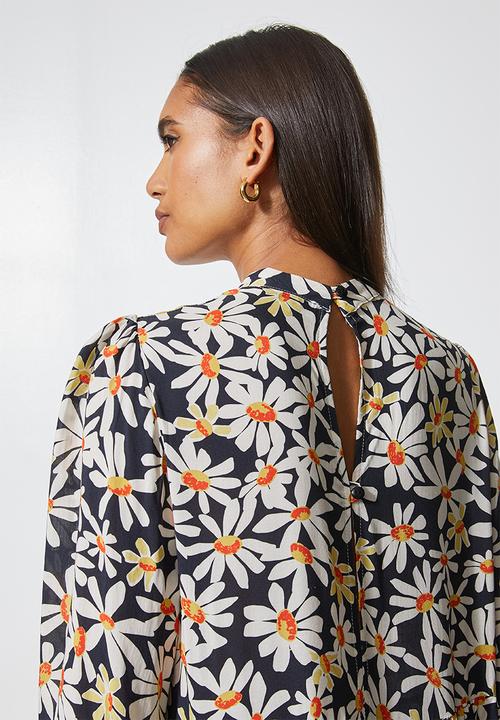 Superbalist - Funnel neck tiered dress - multi