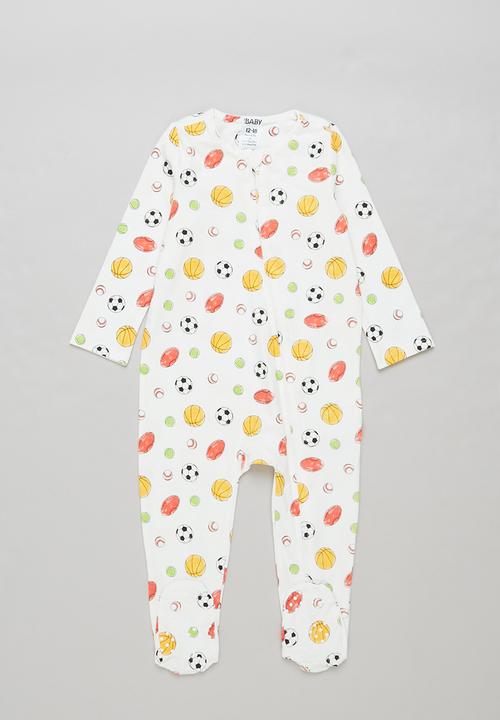 Cotton On - 2 pack long sleeve zip romper - multi