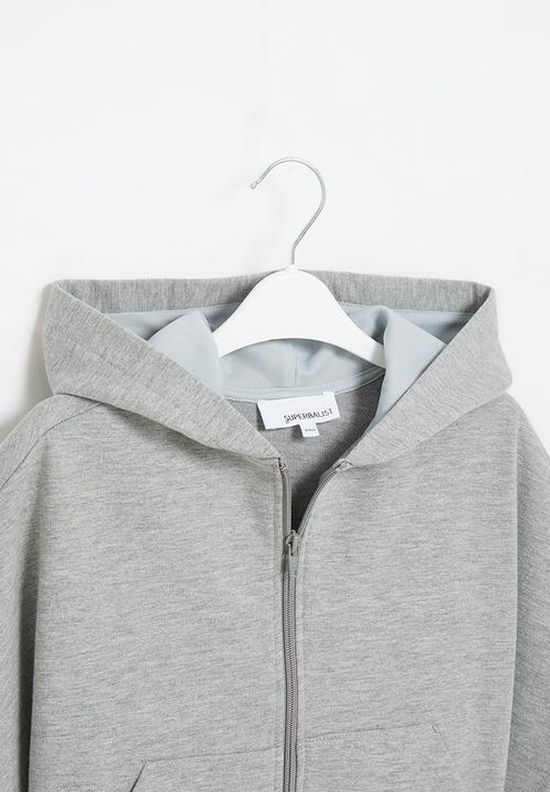 Superbalist - Zip through fleece cape - grey