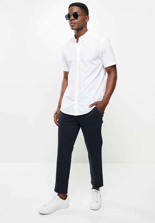 Only & Sons - Onspoplin btn down shirt ss exp 20 shirts - white