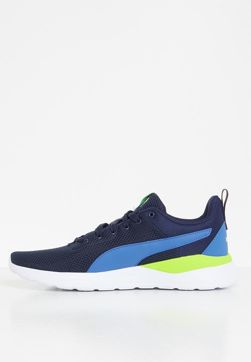PUMA - Anzarun lite - peacoat-star sapphire-sharp green