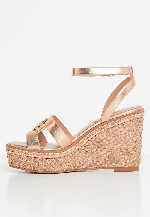 ALDO - Onan wedge heel - rose gold
