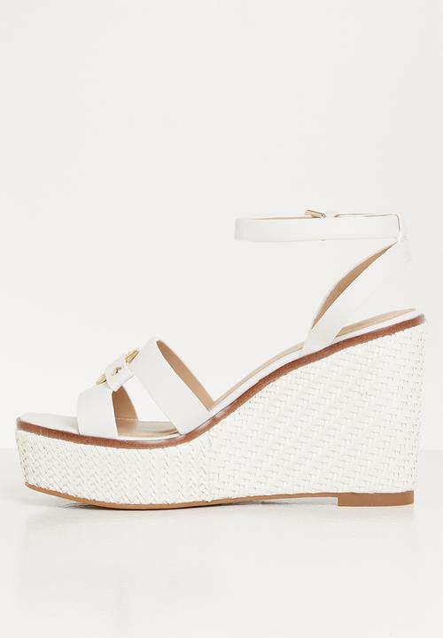 ALDO - Onan wedge heel - white