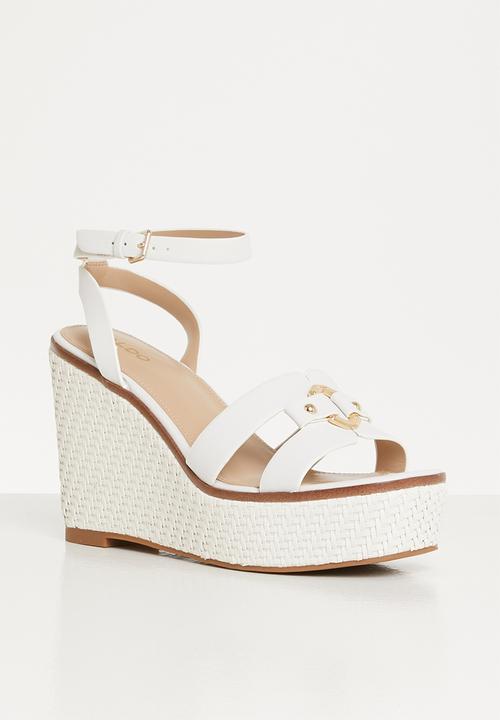 ALDO - Onan wedge heel - white