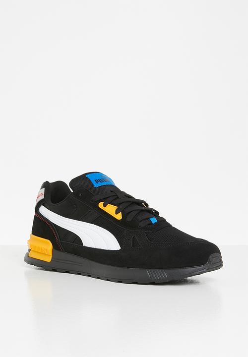 PUMA - Graviton pro - black-white-saffron
