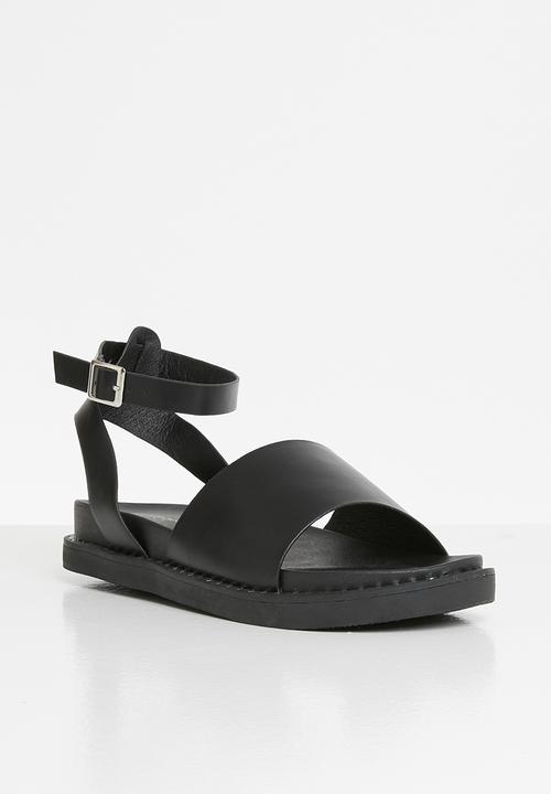 Glamorous - Wide fit  chunky sandal - black