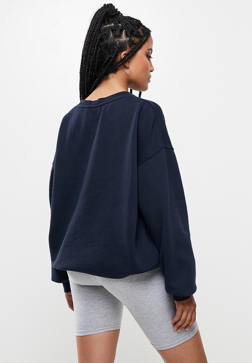 Factorie - Os graphic crew 1 - washed navy blazer/harwich