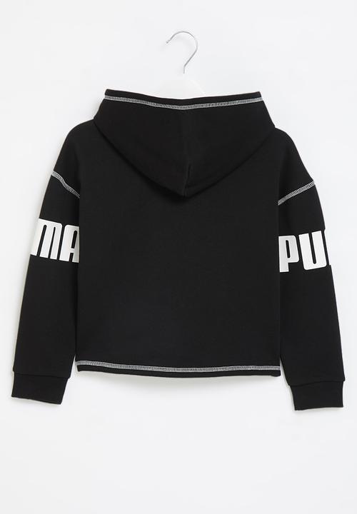PUMA - Puma power hoodie fl g - black