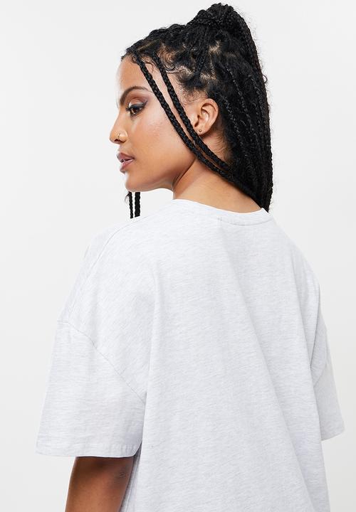 Factorie - Original relaxed graphic tee - silver marle/atlanta