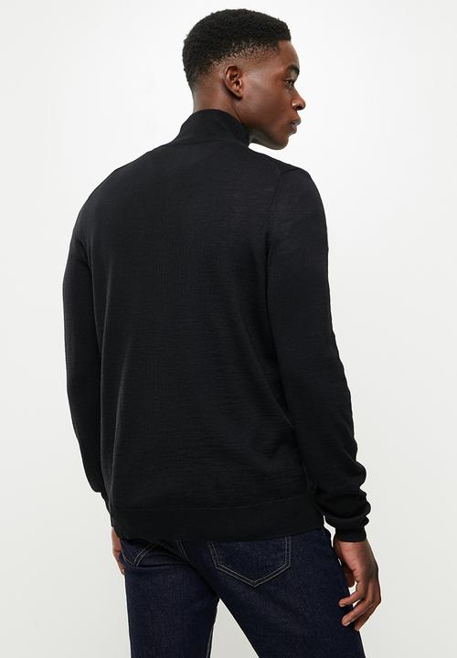 Lyle & Scott - 1/4 zip pullover - black