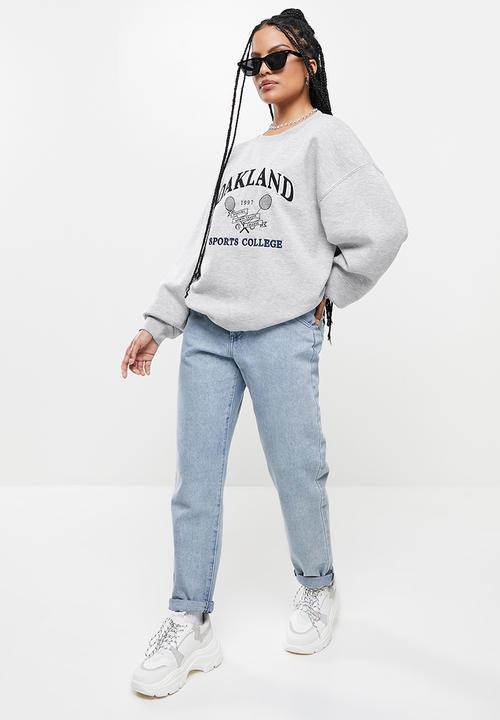 Factorie - Os graphic crew 1 - grey marle/oakland