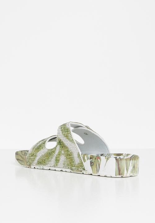 SISSY BOY - Love bird slide slide - white & green