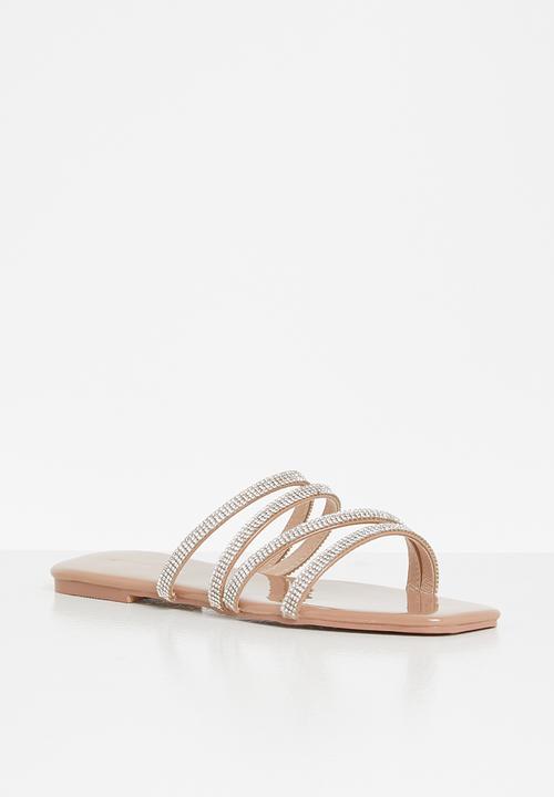 SISSY BOY - Patent it sandal - neutral 