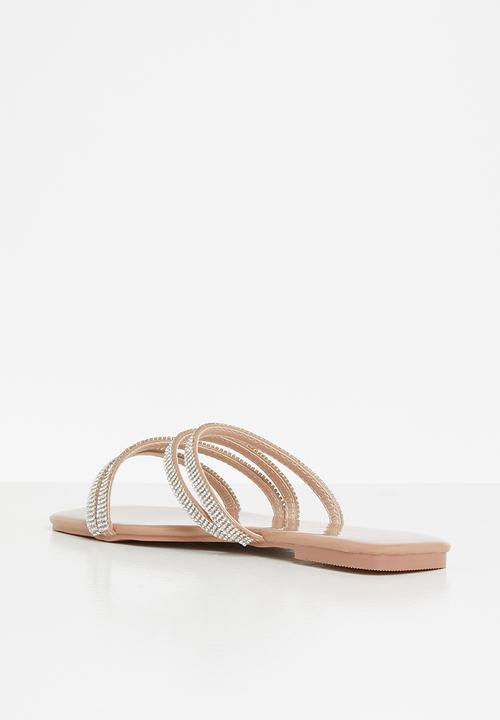 SISSY BOY - Patent it sandal - neutral 
