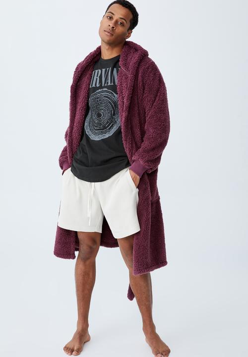 Cotton On - Waffle jogger short - bone