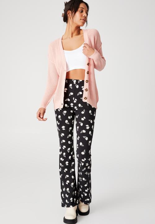 Cotton On - Cotton rib cardigan - dusty pink