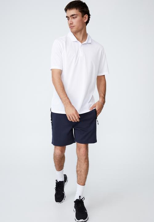 Cotton On - Active tech fleece short - navy