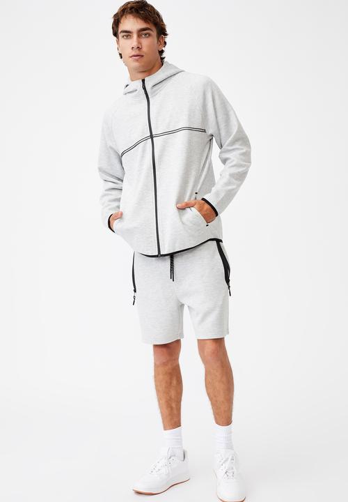 Cotton On - Active tech fleece short - light grey
