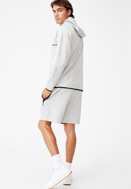 Cotton On - Active tech fleece short - light grey