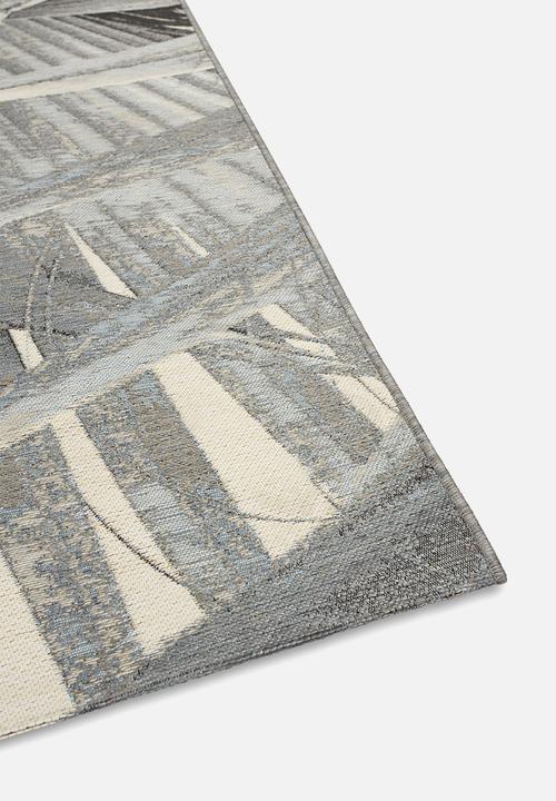 Hertex Haus - Fan leaf rug - silver 