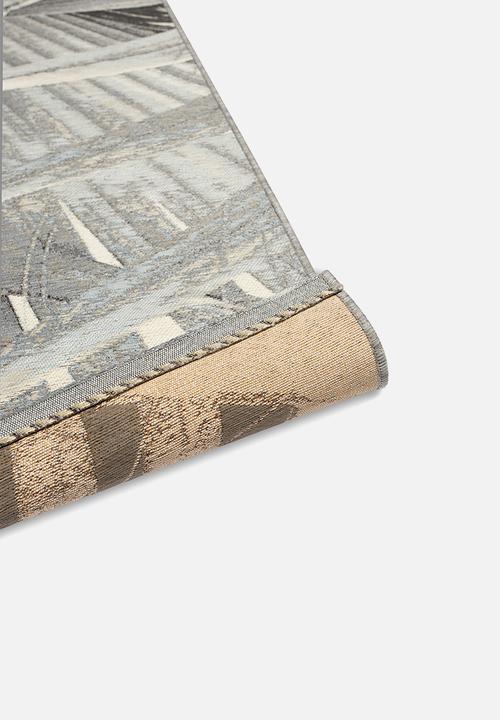 Hertex Haus - Fan leaf rug - silver 