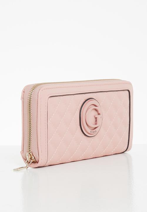 GUESS - Heyden slg large zip around - pink