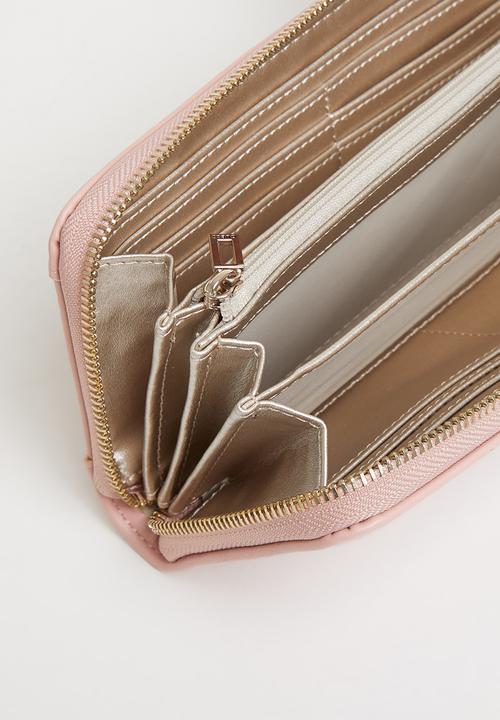 GUESS - Heyden slg large zip around - pink