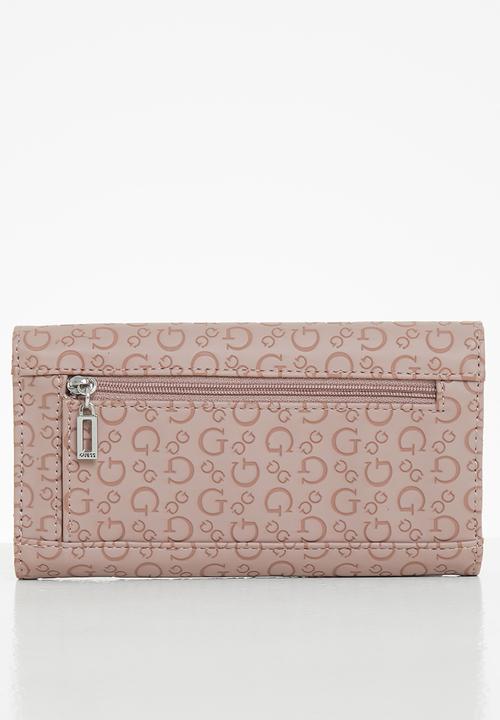 GUESS - Buoso slg slim clutch - pink 