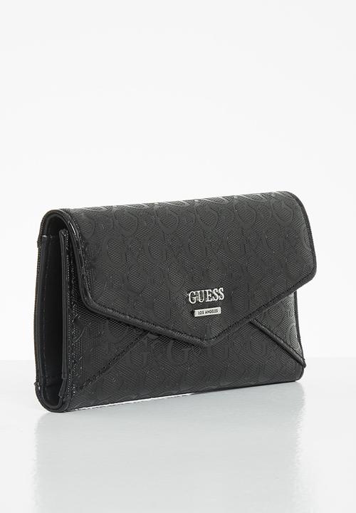 GUESS - Buoso slg slim clutch - black