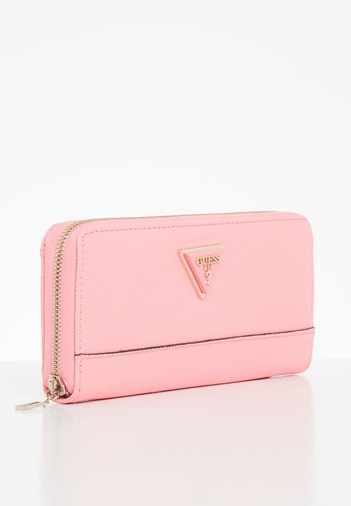 GUESS - Cordelia slg large zip around - pink