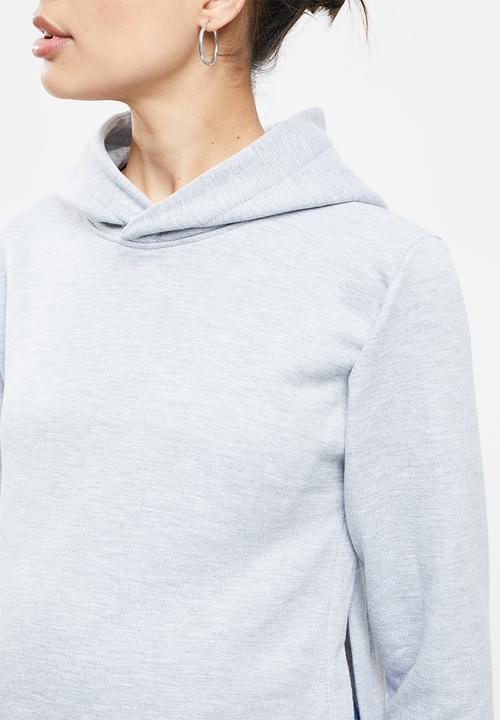 Superbalist - Maternity side slit hoodie - grey 