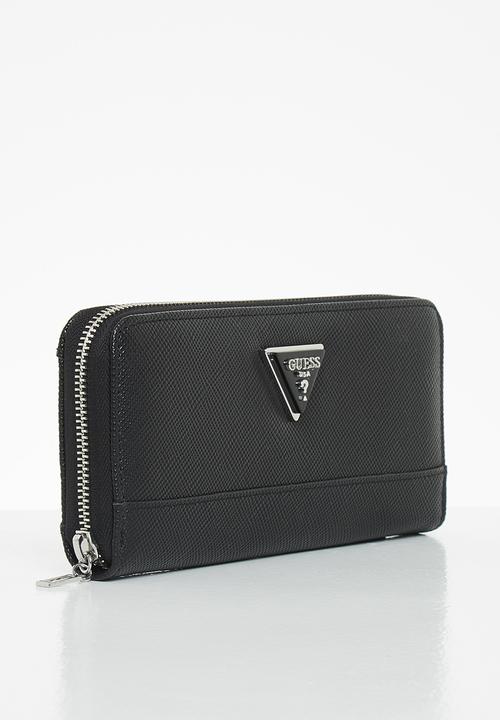 GUESS - Cordelia slg large zip around - black