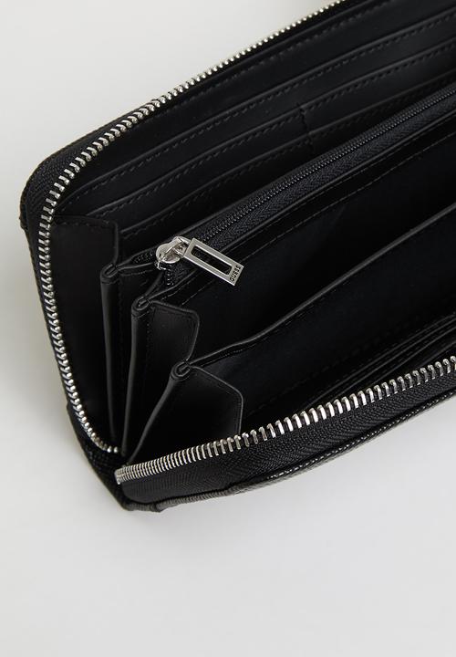 GUESS - Cordelia slg large zip around - black