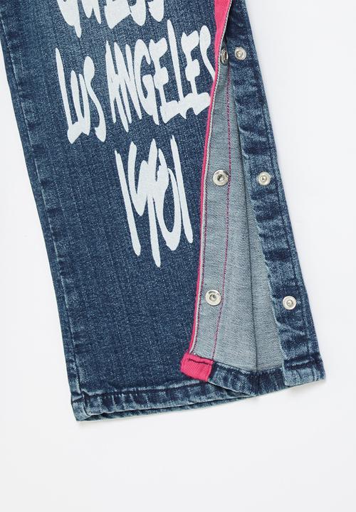 GUESS - Side popper jeans - blue