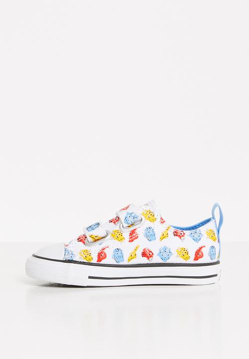 Converse - Chuck Taylor all star 2v ox - white/university blue/poppy glow