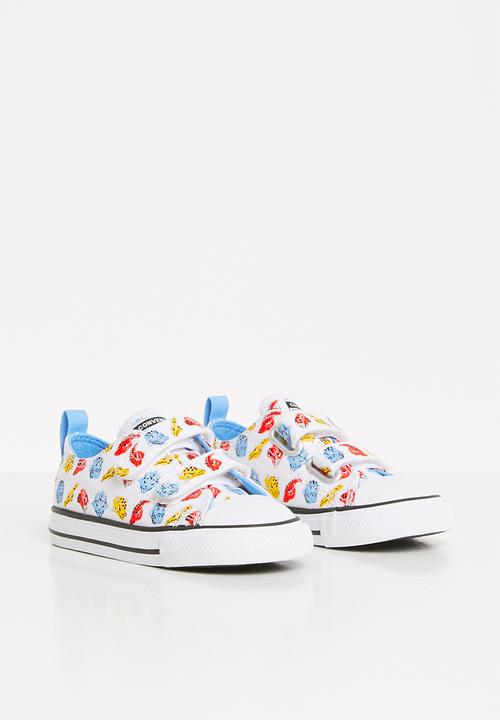 Converse - Chuck Taylor all star 2v ox - white/university blue/poppy glow
