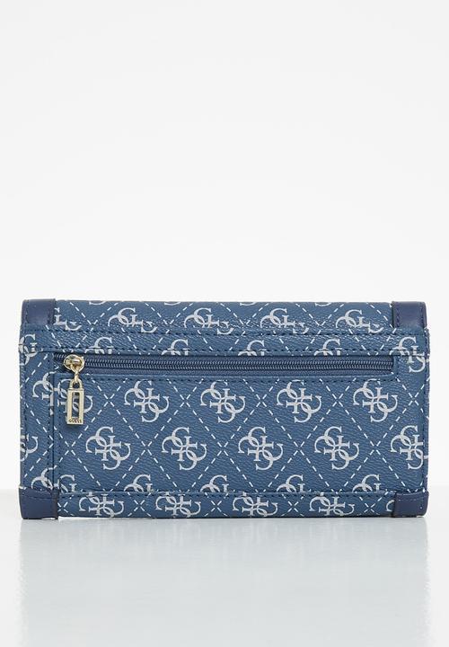 GUESS - Washington slg multi clutch - blue 