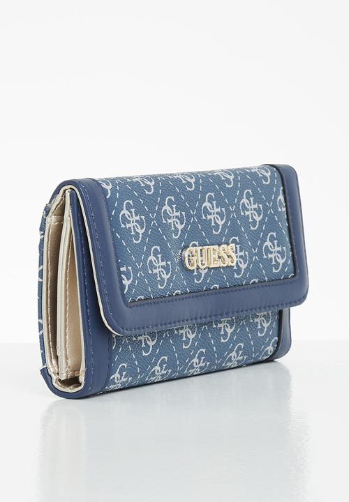 GUESS - Washington slg multi clutch - blue 