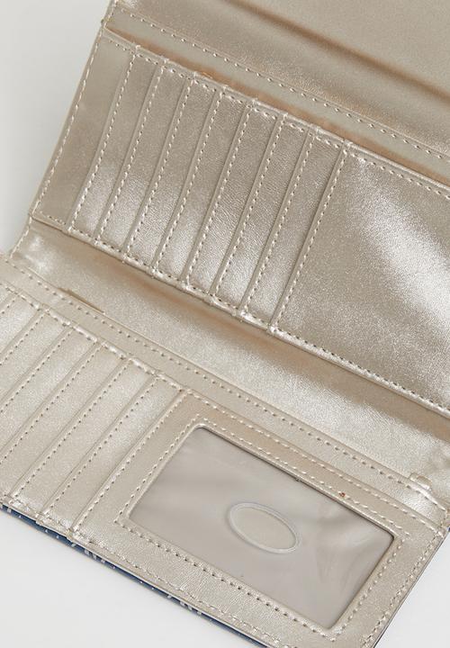 GUESS - Washington slg multi clutch - blue 